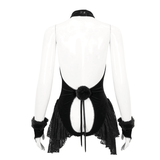 Lace Bodysuit with Oversleeves / Velvet Halterneck Lingerie