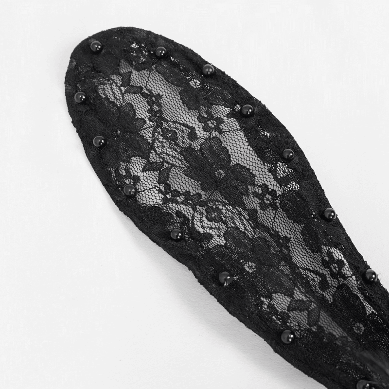 Lace Rabbit Ears Mask / Gothic Hair Accessory