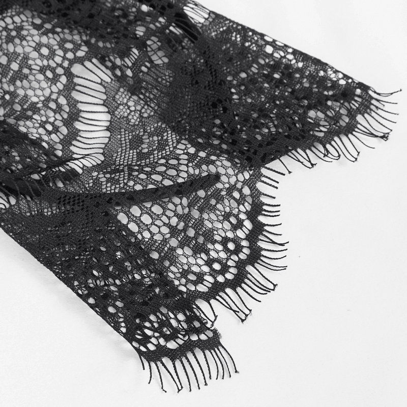 Lace Rabbit Ears Mask / Gothic Hair Accessory