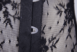 Lace-Up Gothic Women's Corset: Feathers and Flowers