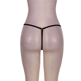 Women's Sexy T-back Panties with Zipper Crotch / Stretchy Micro G-String Bikini / Erotic Underwear - EVE's SECRETS