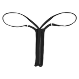 Women's Sexy T-back Panties with Zipper Crotch / Stretchy Micro G-String Bikini / Erotic Underwear - EVE's SECRETS
