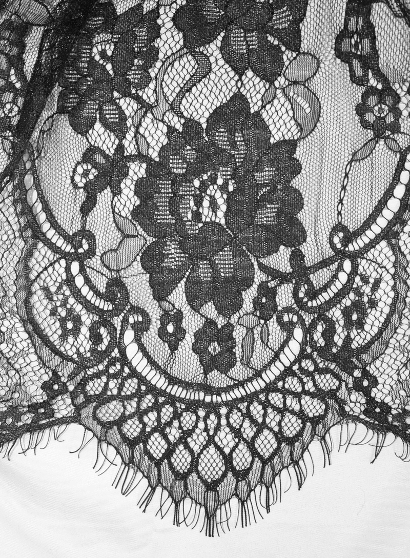 Ladies Transparent Lace Corset: Short Sleeves Elegance