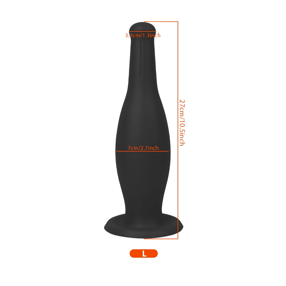 Large Silicone Butt Plug / Soft Erotic Sex Toys / Unisex Silicone Huge Buttplug - EVE's SECRETS