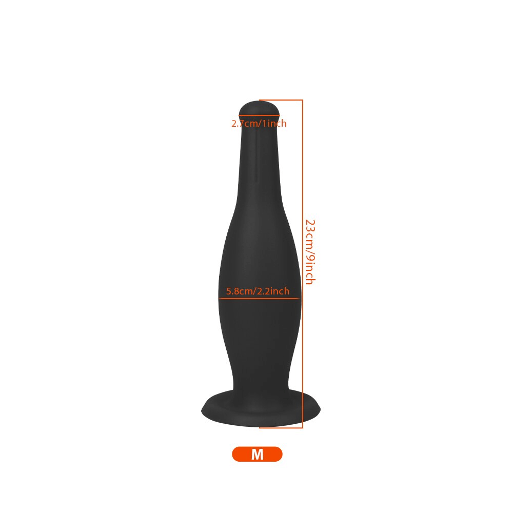Large Silicone Butt Plug / Soft Erotic Sex Toys / Unisex Silicone Huge Buttplug - EVE's SECRETS