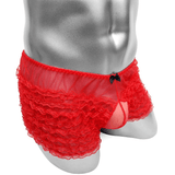 Layered Boyshort Underpants for Male / Erotic Lingerie with Pouch for Penis - EVE's SECRETS