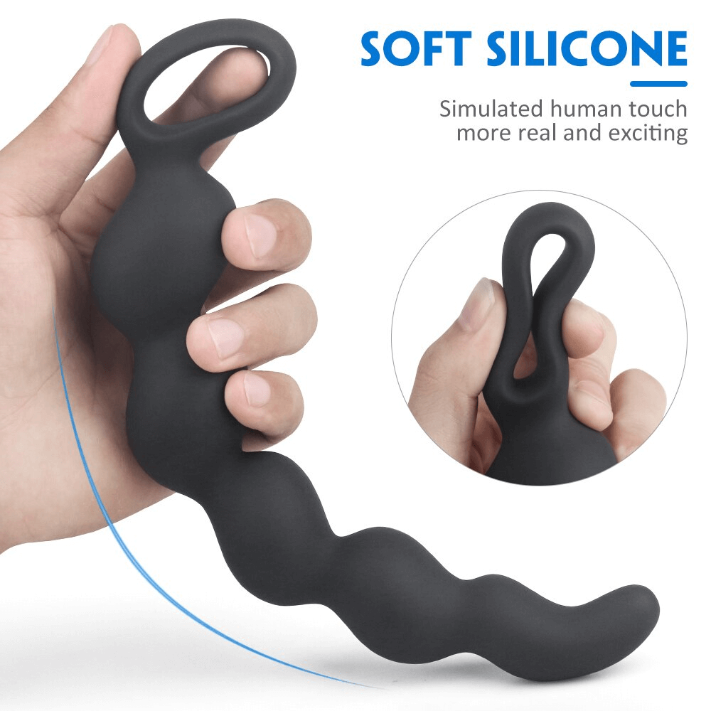 Long Silicone Anal Beads / Erotic Intimate Sex Toys for Adult - EVE's SECRETS