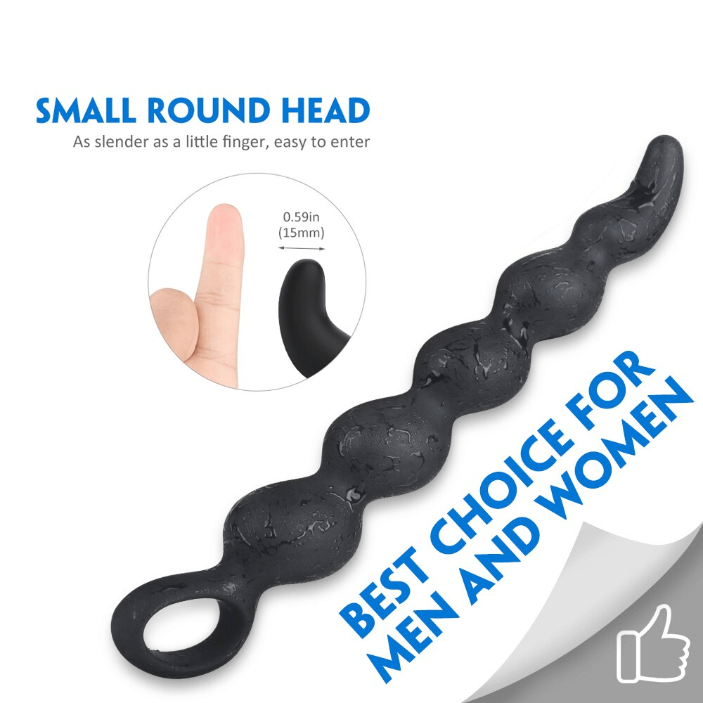 Long Silicone Anal Beads / Erotic Intimate Sex Toys for Adult - EVE's SECRETS