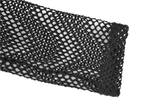 Long-Sleeved Mesh Top with Sheer Panels and Lace-Up Front