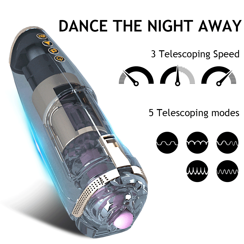Male Blowjob Masturbator with Live Voice Funktion / Vibrating Sex Toys For Men - EVE's SECRETS