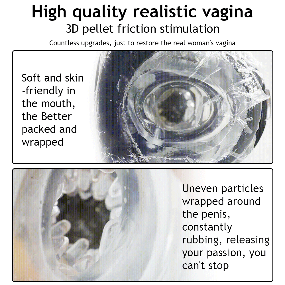Male Blowjob Masturbator with Live Voice Funktion / Vibrating Sex Toys For Men - EVE's SECRETS