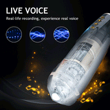 Male Blowjob Masturbator with Live Voice Funktion / Vibrating Sex Toys For Men - EVE's SECRETS