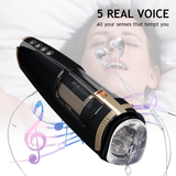 Male Blowjob Masturbator with Live Voice Funktion / Vibrating Sex Toys For Men - EVE's SECRETS