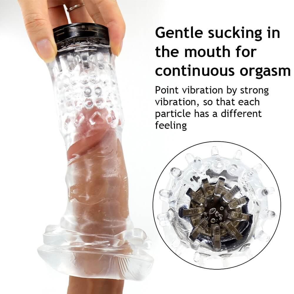 Male Blowjob Masturbator with Live Voice Funktion / Vibrating Sex Toys For Men - EVE's SECRETS