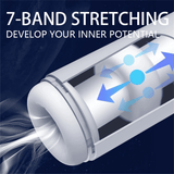 Male Masturbation Toys / Telescopic Vibration Machine for Blowjob