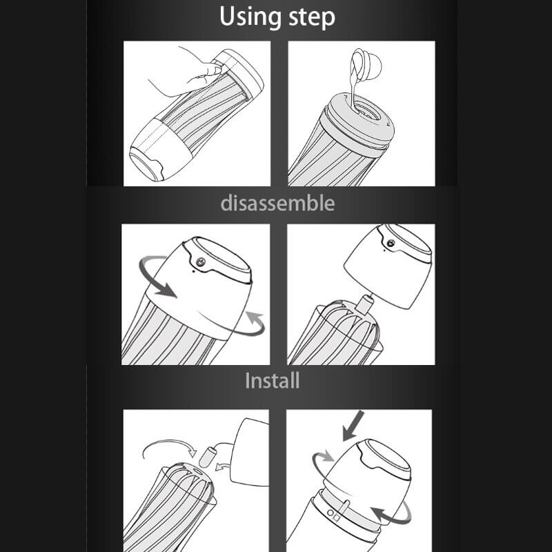 Male Soft Vibrating Masturbator / Vacuum Sucking Cup / Blowjob Sex Toy - EVE's SECRETS