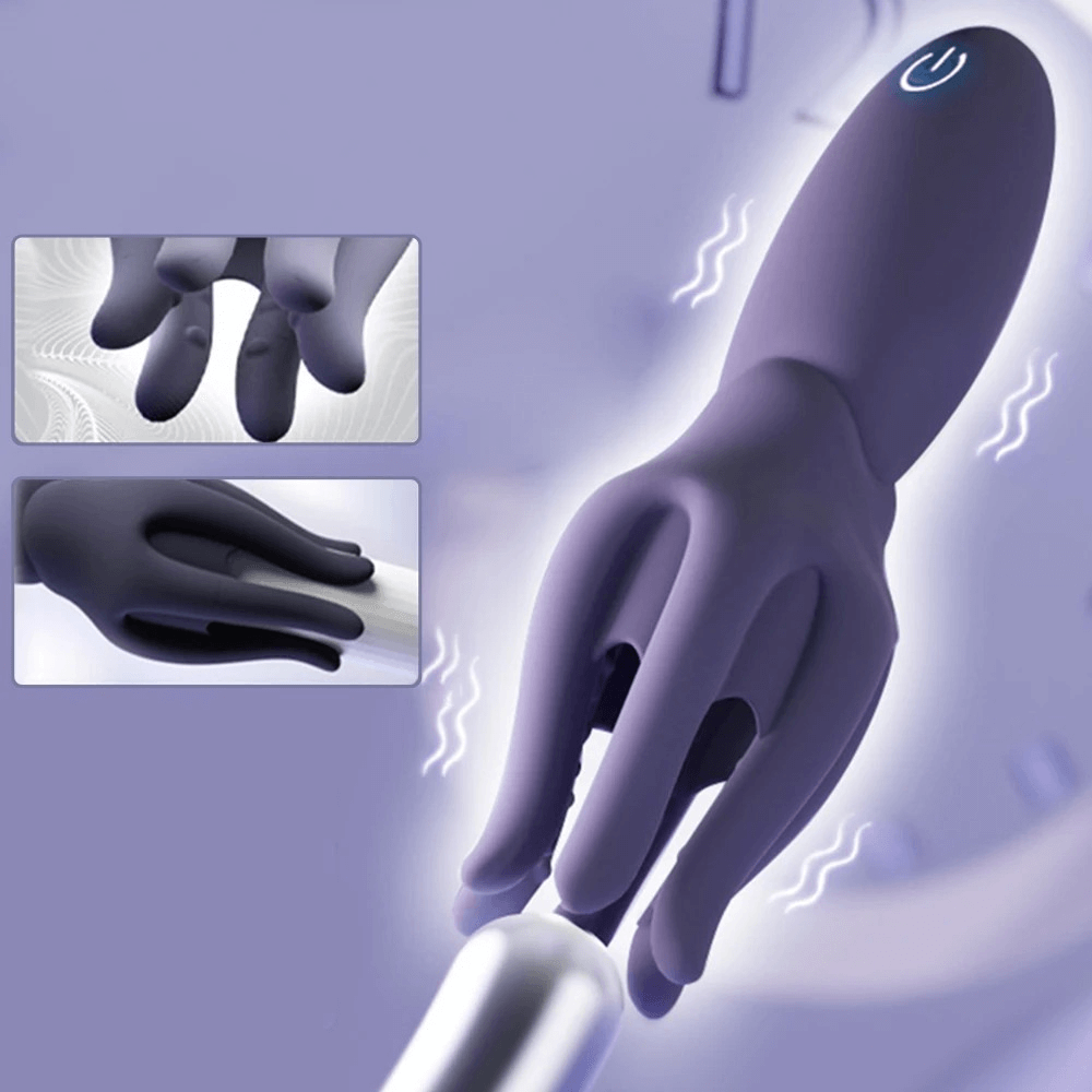 Male Silicone Masturbator / Adult Sex Toy with Vibrator Glans - EVE's SECRETS