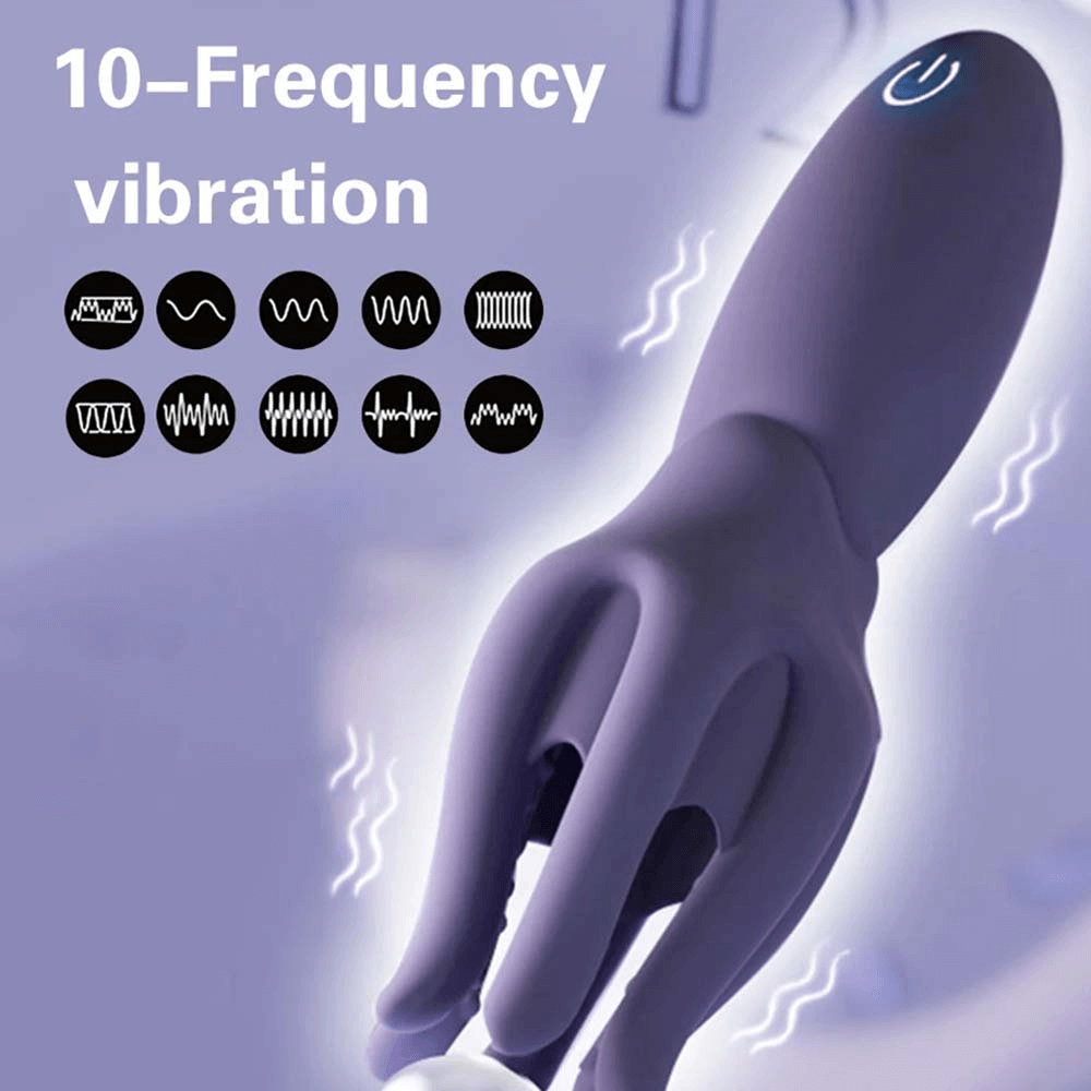 Male Silicone Masturbator / Adult Sex Toy with Vibrator Glans - EVE's SECRETS