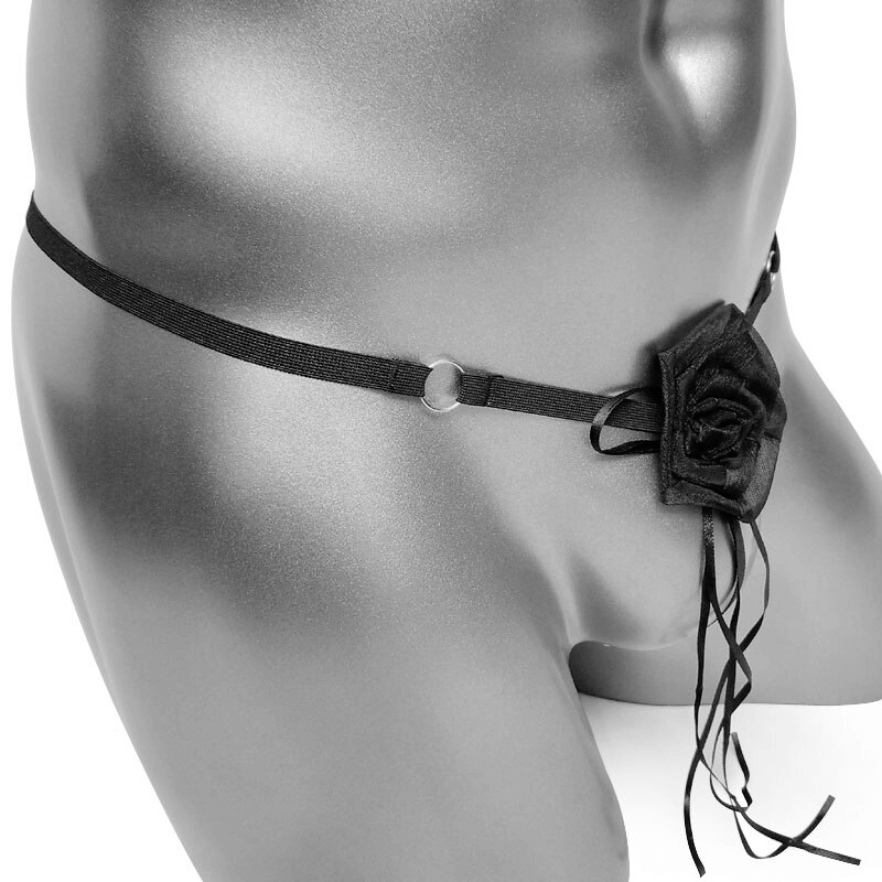Male Underpants with Flower / Erotic Low Rise Lingerie for Adult - EVE's SECRETS