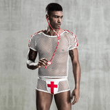 Men's Doctor Erotic Uniform / Mesh Erotic Cosplay Underwear - EVE's SECRETS