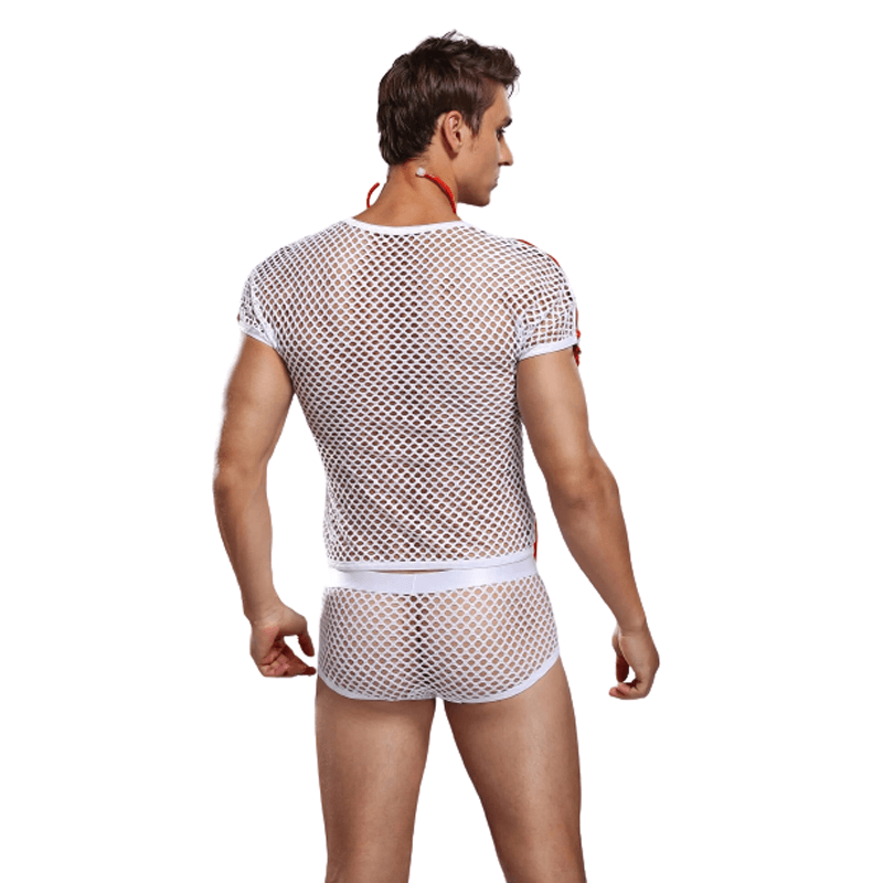 Men's Doctor Erotic Uniform / Mesh Erotic Cosplay Underwear - EVE's SECRETS