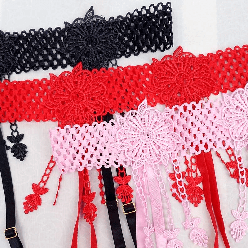 Men's Garter Belts / Sexy Lingerie with Floral Suspenders / Erotic Nightwear for Male - EVE's SECRETS