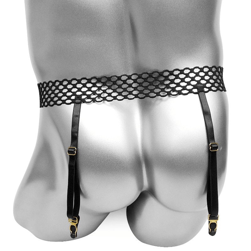 Men's Garter Belts / Sexy Lingerie with Floral Suspenders / Erotic Nightwear for Male - EVE's SECRETS