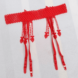 Men's Garter Belts / Sexy Lingerie with Floral Suspenders / Erotic Nightwear for Male - EVE's SECRETS