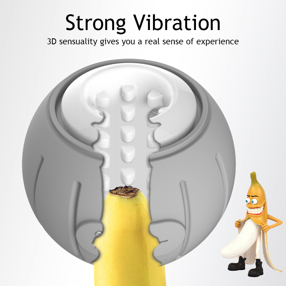 Men's Gray Cup Maturbator / Male Silicone Penis Vibrators / Adult Sex Toys - EVE's SECRETS