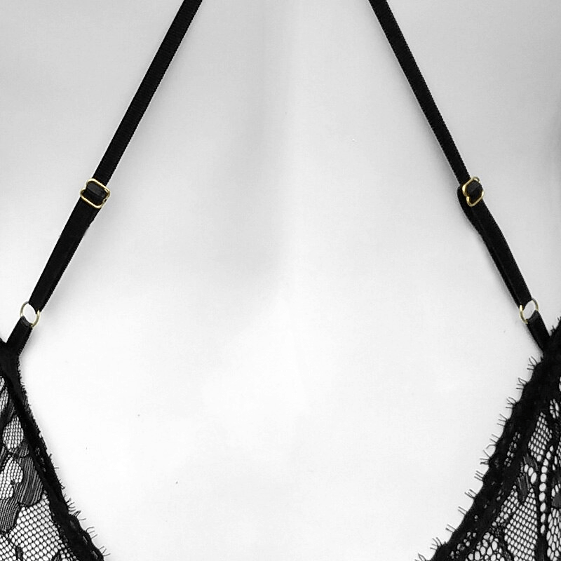 Men's Lace Lingerie Set / Erotic Sleepwear with Open Crotch / Sexy See-Through Bodysuit - EVE's SECRETS