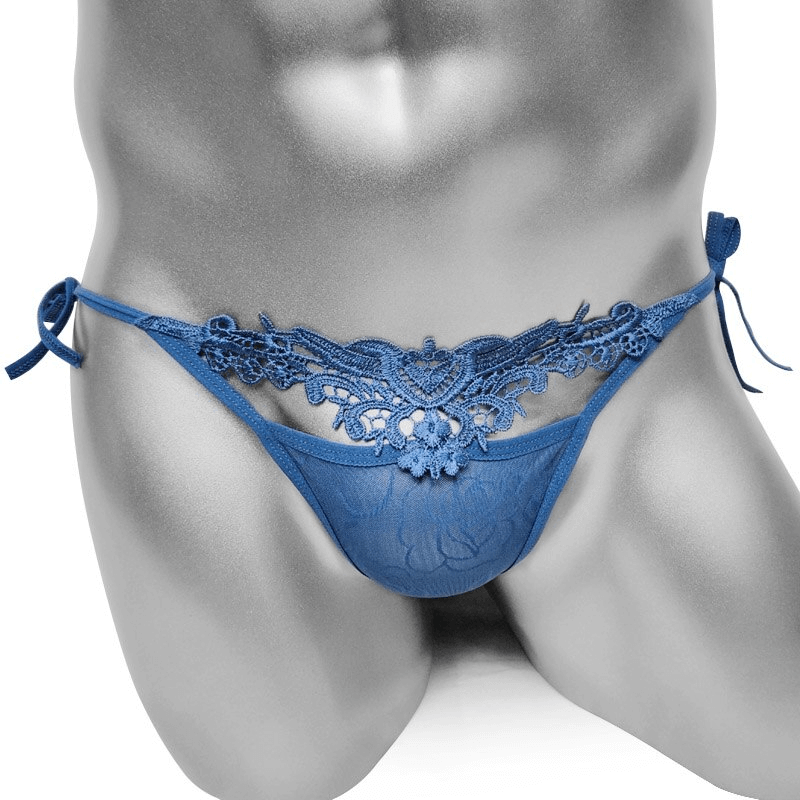 Men's Panties With Embroidery / Sexy Male Underwear with Low Rise - EVE's SECRETS