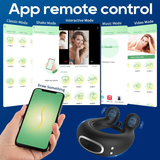 Men's Remote Vibrators / Silicone Penis Ring Masturbator / App Controlled Sex Toys - EVE's SECRETS
