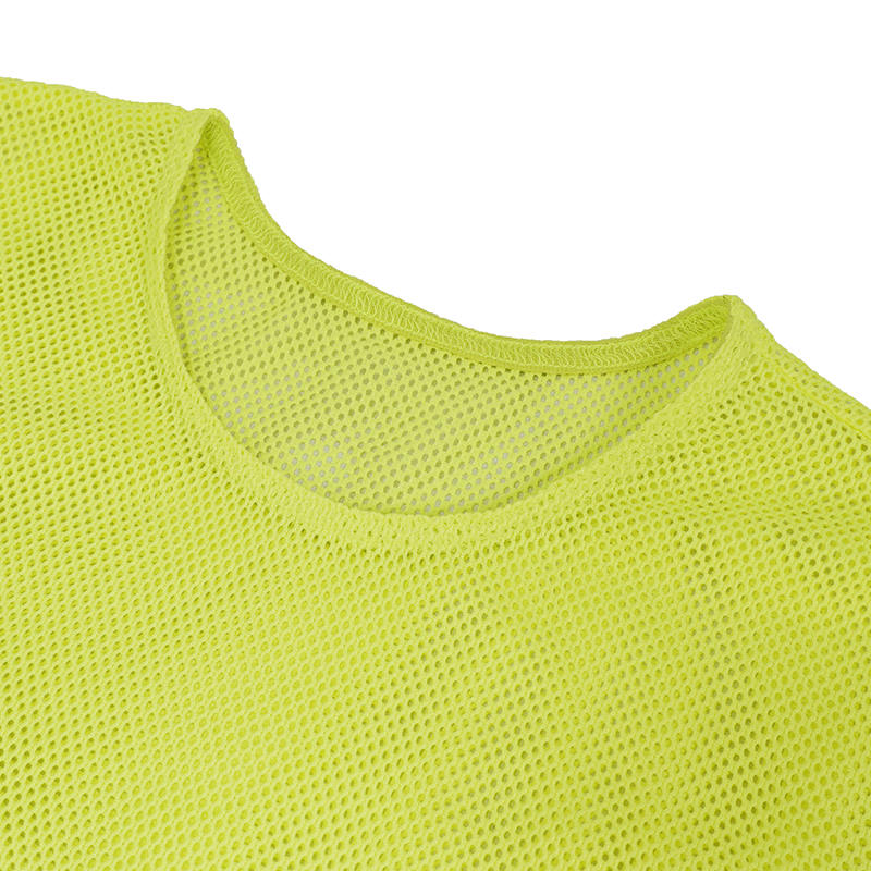 Men's Soft Stretchy Yellow Mesh Top: Stylish Long Sleeve