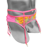 Men's Suspenders with Embroidery / Sexy See-Through Lingerie / Male Erotic Underwear - EVE's SECRETS