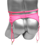 Men's Suspenders with Embroidery / Sexy See-Through Lingerie / Male Erotic Underwear - EVE's SECRETS