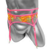 Men's Suspenders with Embroidery / Sexy See-Through Lingerie / Male Erotic Underwear - EVE's SECRETS