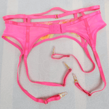 Men's Suspenders with Embroidery / Sexy See-Through Lingerie / Male Erotic Underwear - EVE's SECRETS