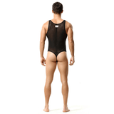 Men's Underwear / Sexy Mesh Bodysuit / Breathable Undershirt for Male - EVE's SECRETS
