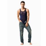 Men's Underwear / Sexy Mesh Bodysuit / Breathable Undershirt for Male - EVE's SECRETS