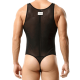 Men's Underwear / Sexy Mesh Bodysuit / Breathable Undershirt for Male - EVE's SECRETS