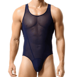 Men's Underwear / Sexy Mesh Bodysuit / Breathable Undershirt for Male - EVE's SECRETS
