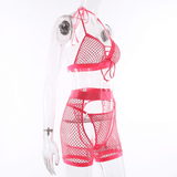 Mesh Erotic Lingerie Set for Women / Sexy Bra and Panty / Transparent Polyester Underwear - EVE's SECRETS