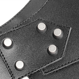Metal-buckled Strap for Punk Armor with Spiked Shoulder