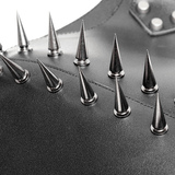 Metal-buckled Strap for Punk Armor with Spiked Shoulder
