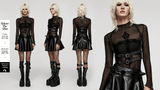 Modifiable Punk PU Leather Y-Shaped Shoulder Straps