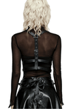 Modifiable Punk PU Leather Y-Shaped Shoulder Straps