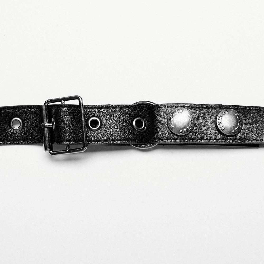 Modifiable Punk PU Leather Y-Shaped Shoulder Straps