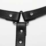 Modifiable Punk PU Leather Y-Shaped Shoulder Straps