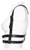 Modifiable Punk PU Leather Y-Shaped Shoulder Straps