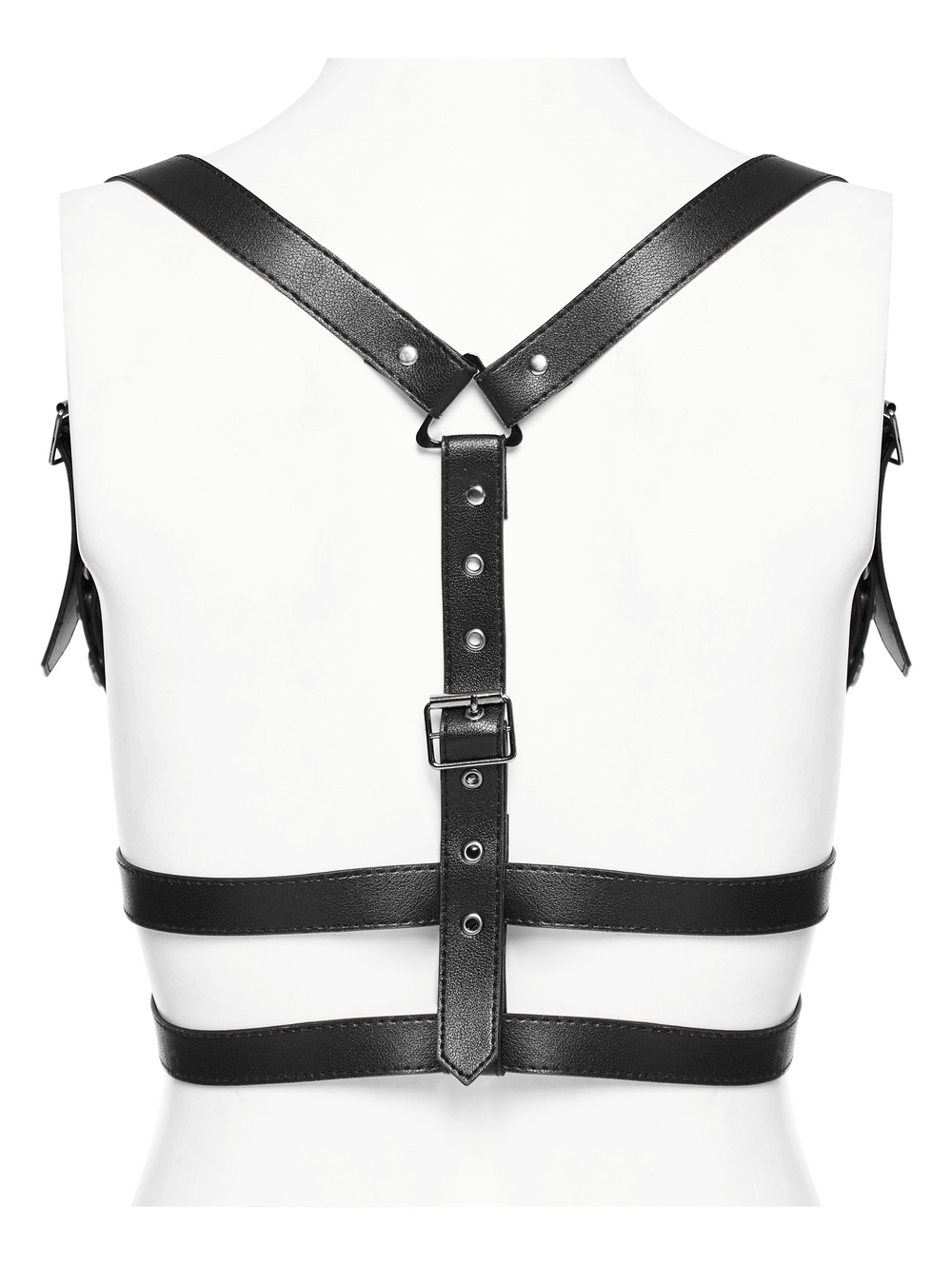 Modifiable Punk PU Leather Y-Shaped Shoulder Straps